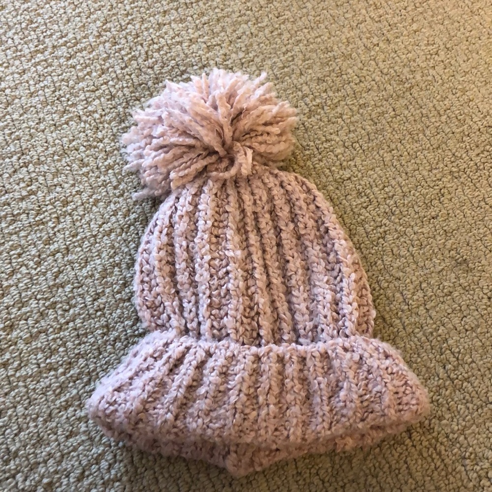Free people pom hat, blush